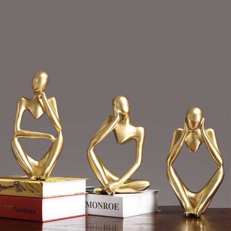 Novita Casa – Minimalist Thinker Sculpture - Novita Casa