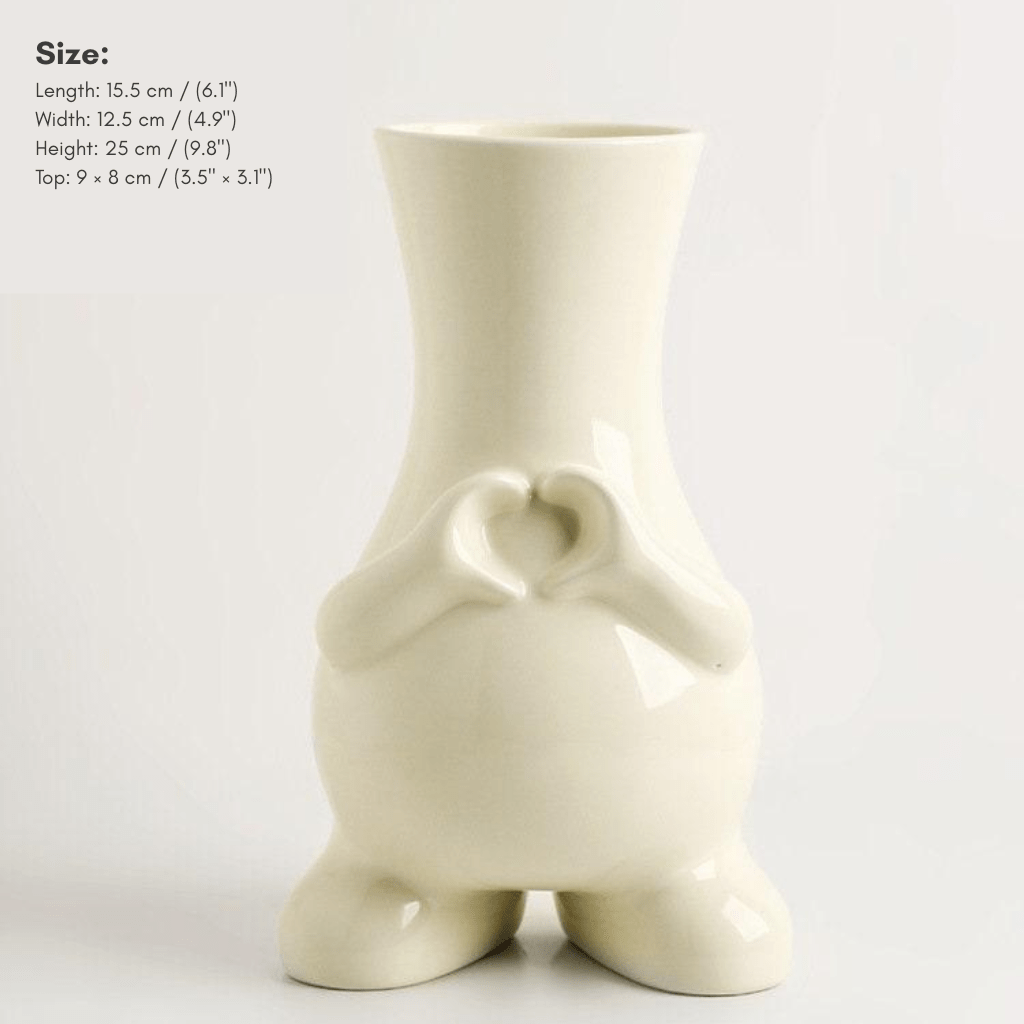 Novita Casa - Modern Monochrome Ceramic Vase - Novita Casa