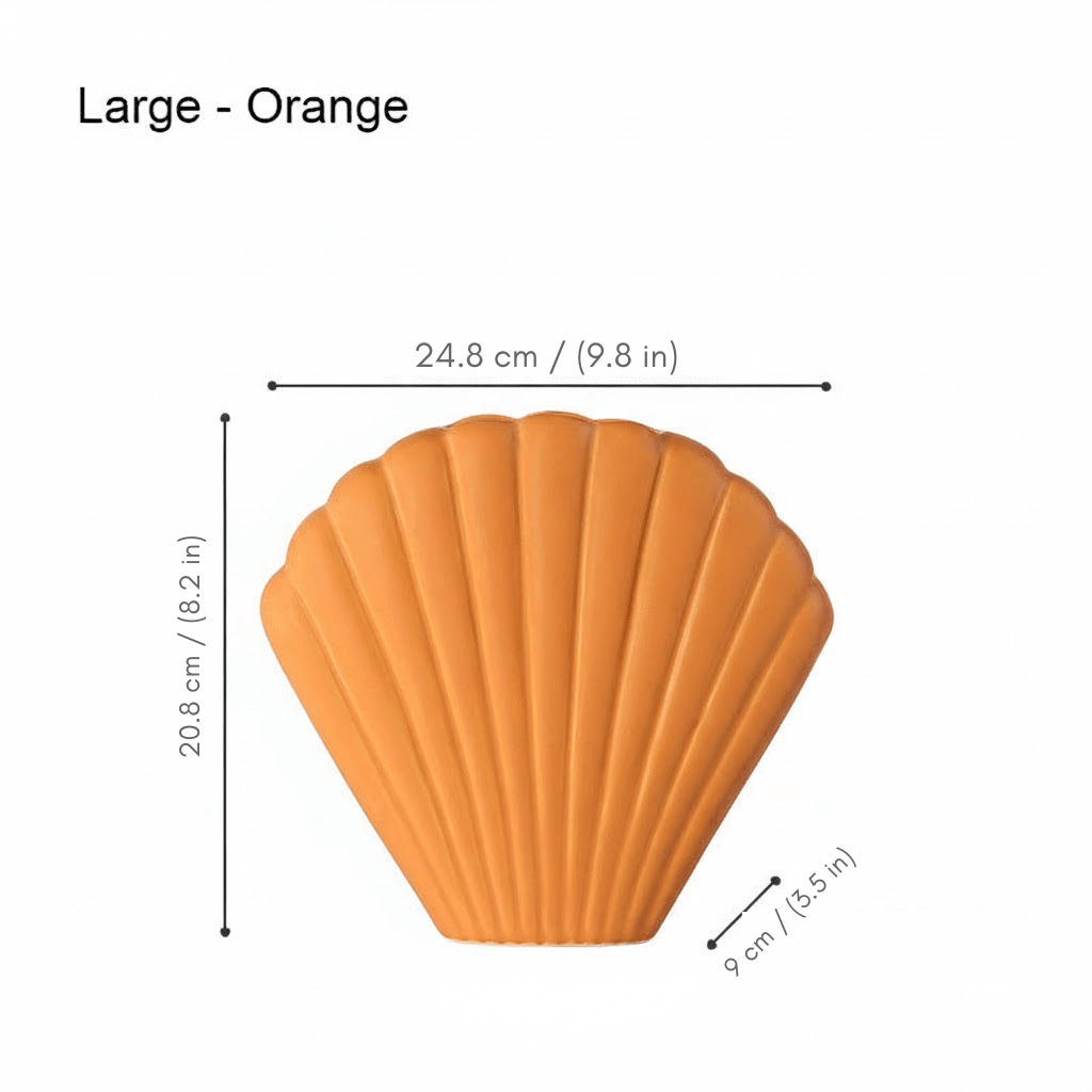 Novita Casa - Morandi Shell Ceramic Vase - Novita Casa