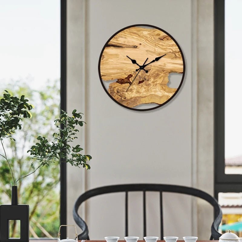 Novita Casa – Minimalist Clear Wall Clock - Novita Casa