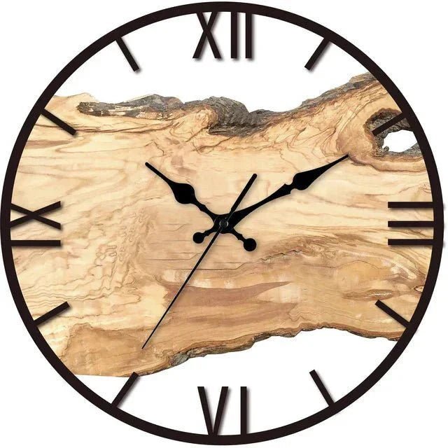 Novita Casa – Minimalist Clear Wall Clock - Novita Casa