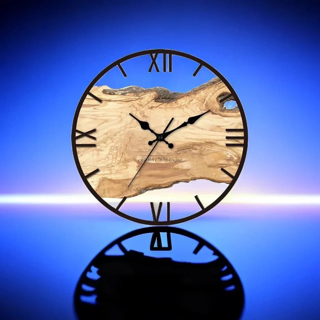 Novita Casa – Minimalist Clear Wall Clock - Novita Casa