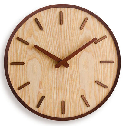 Novita Casa – Walnut Minimalist Clock - Novita Casa
