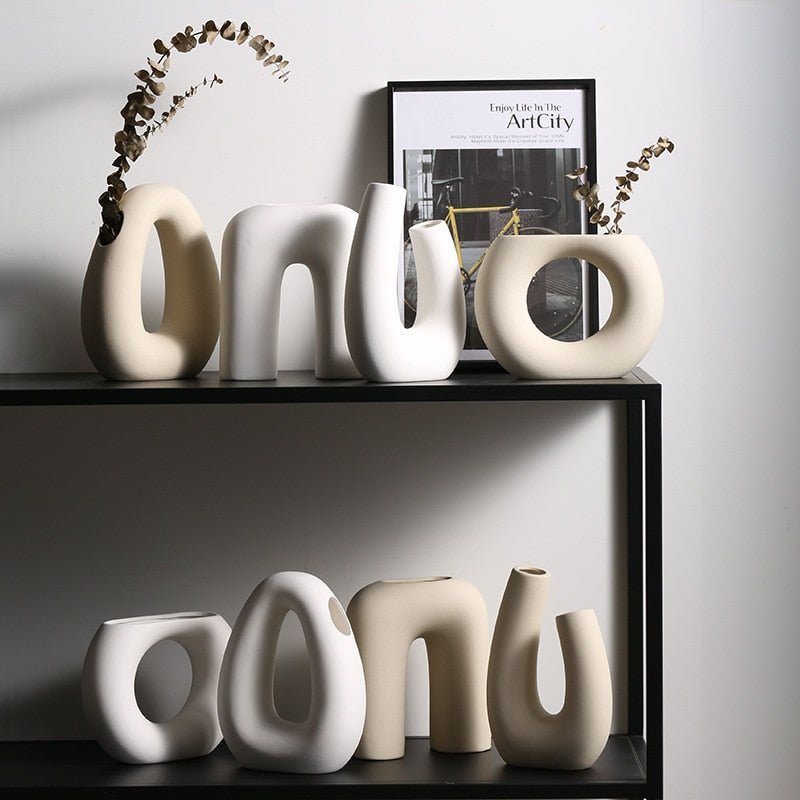 Novita Casa – Off - White Ceramic Accents - Novita Casa