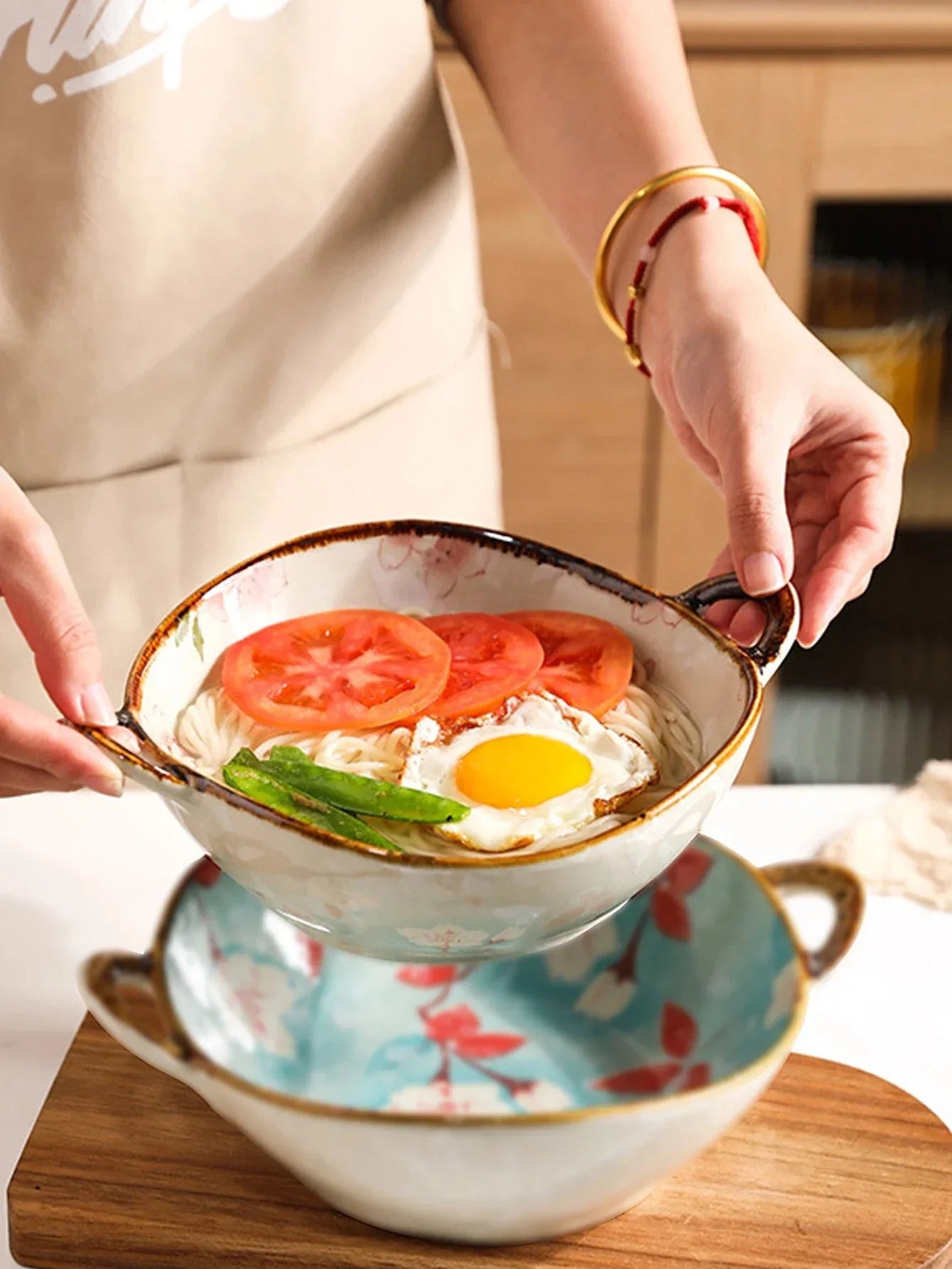 Novita Casa – Japanese Azalea Ceramic Bowls - Novita Casa