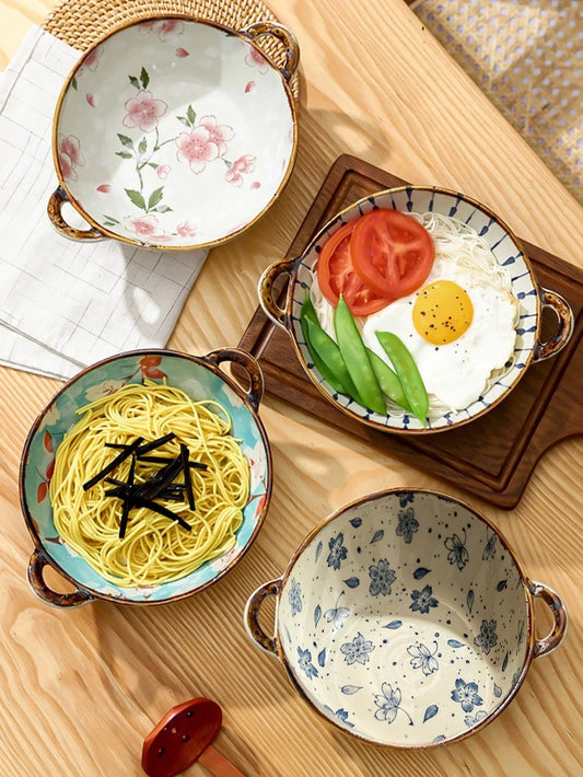 Novita Casa – Japanese Azalea Ceramic Bowls - Novita Casa