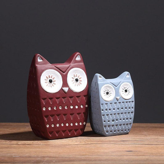 Novita Casa – Ceramic Owl Decoration - Novita Casa
