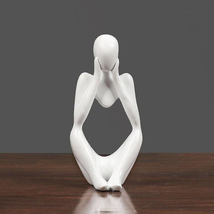 Novita Casa – Minimalist Thinker Sculpture - Novita Casa