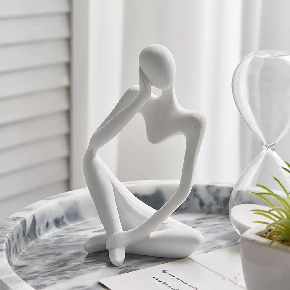 Novita Casa – Minimalist Thinker Sculpture - Novita Casa