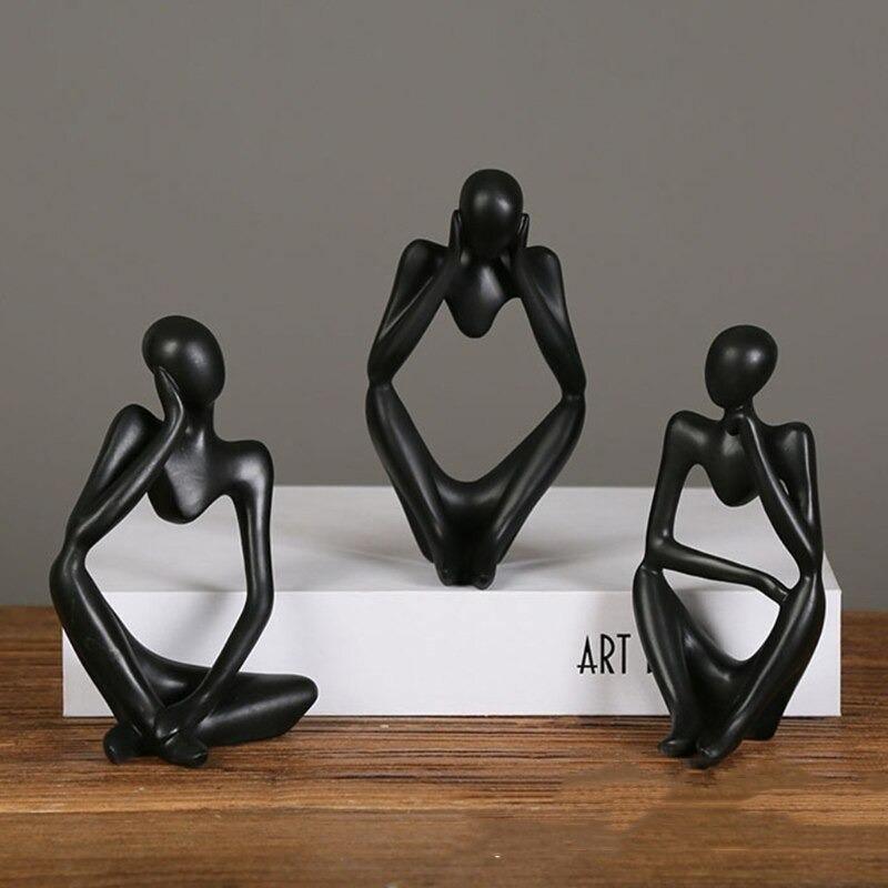 Novita Casa – Minimalist Thinker Sculpture - Novita Casa