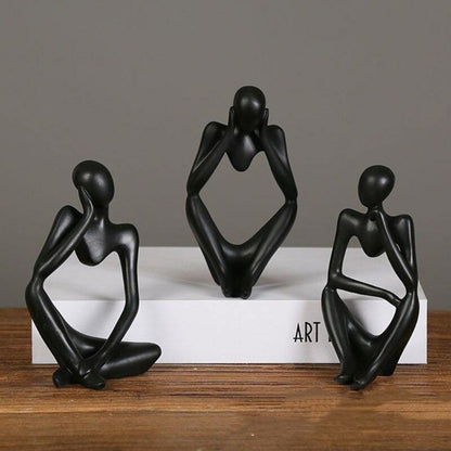 Novita Casa – Minimalist Thinker Sculpture - Novita Casa