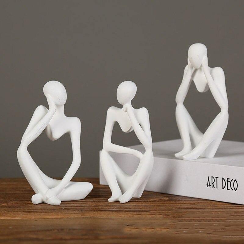 Novita Casa – Minimalist Thinker Sculpture - Novita Casa