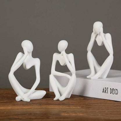 Novita Casa – Minimalist Thinker Sculpture - Novita Casa