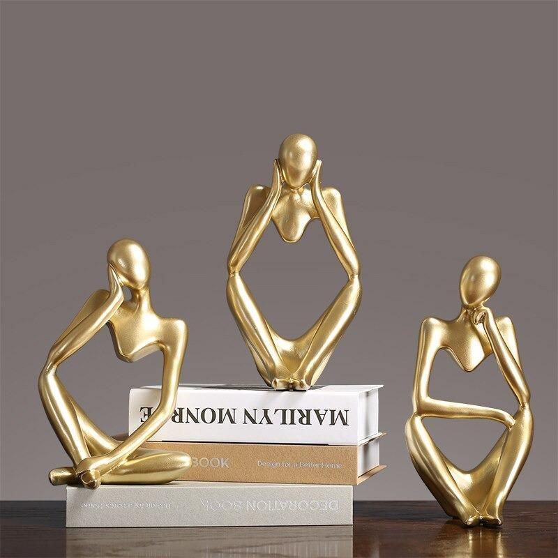 Novita Casa – Minimalist Thinker Sculpture - Novita Casa