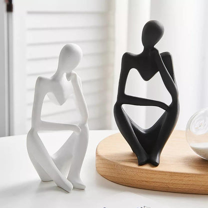 Novita Casa – Minimalist Thinker Sculpture - Novita Casa