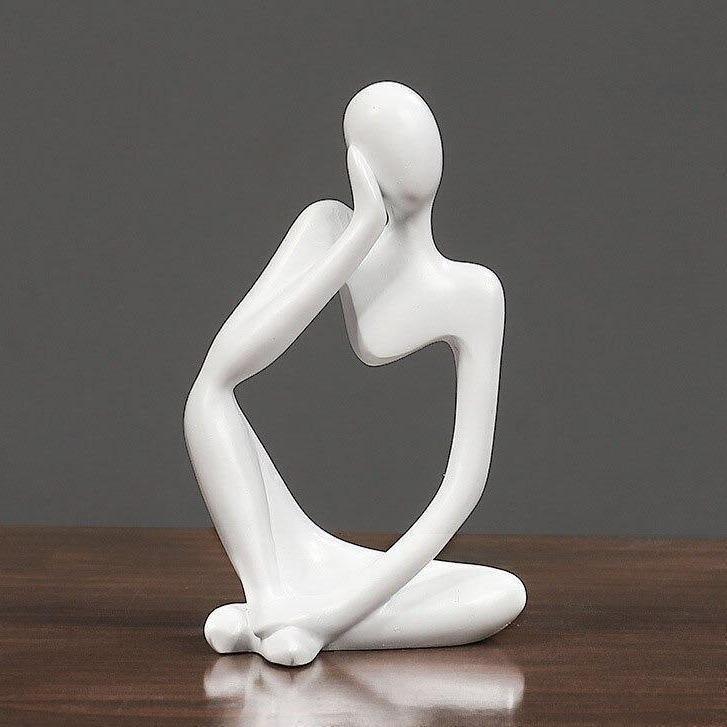 Novita Casa – Minimalist Thinker Sculpture - Novita Casa