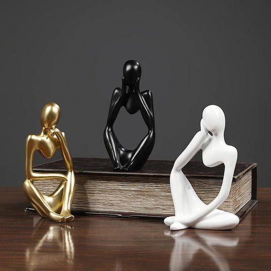 Novita Casa – Minimalist Thinker Sculpture - Novita Casa