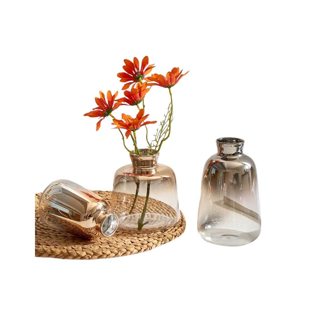 Novita Casa – Glass Vases with Gold Shine - Novita Casa