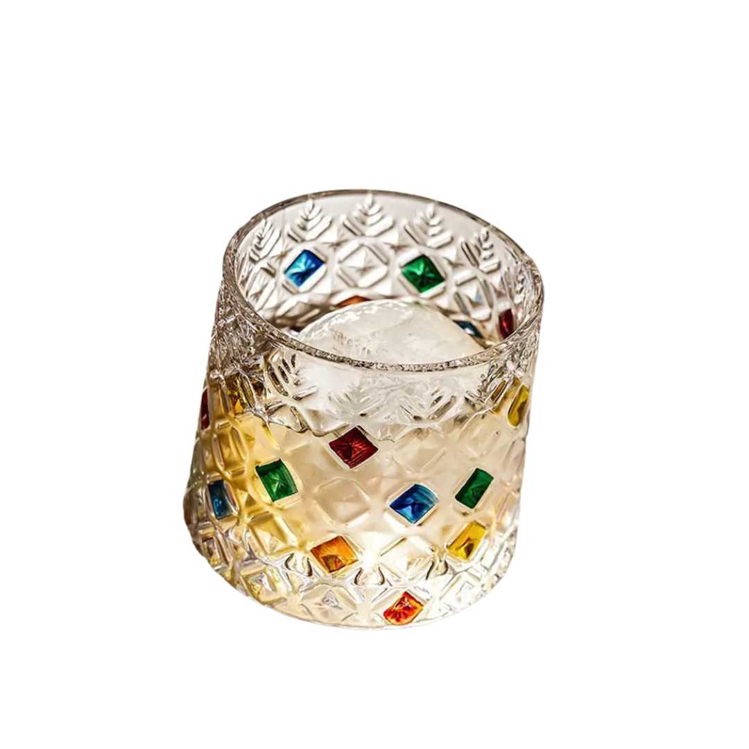 Novita Casa – Crystal Whisky Glasses with Coasters - Novita Casa
