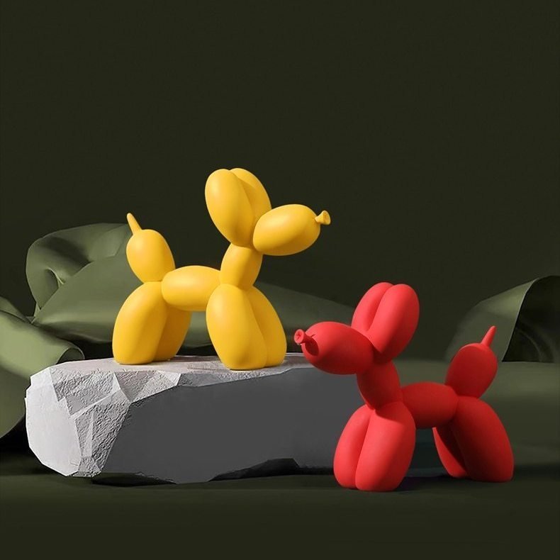 Novita Casa - Abstract Balloon Dog Sculpture - Novita Casa