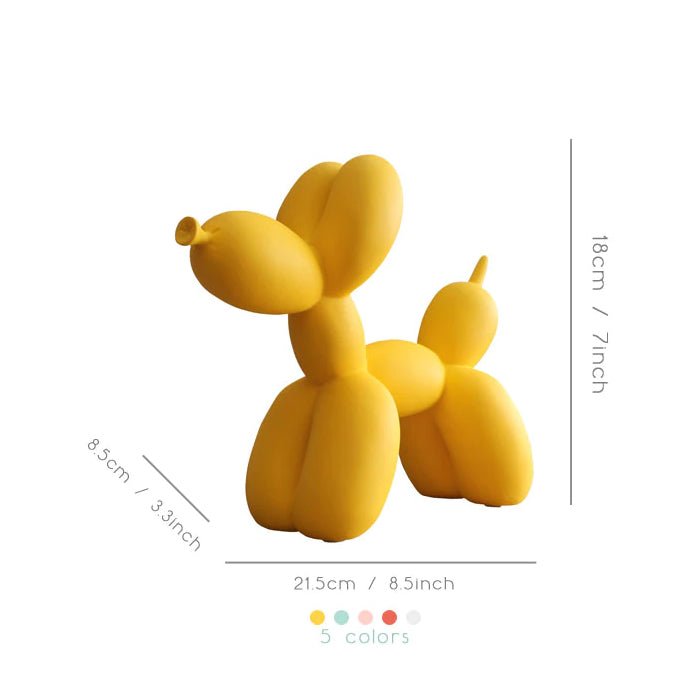 Novita Casa - Abstract Balloon Dog Sculpture - Novita Casa