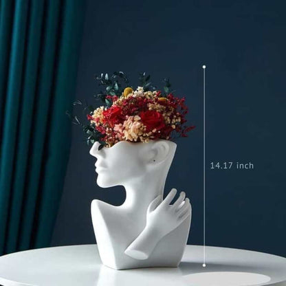 Novita Casa – Abstract Face Vase - Novita Casa