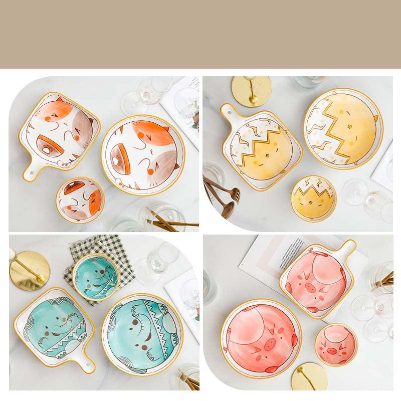 Novita Casa - Animal Character Ceramic Plate - Novita Casa