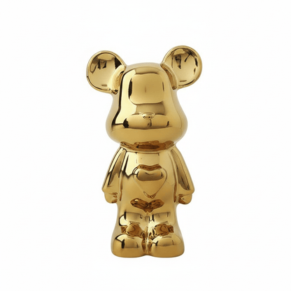 Novita Casa - Ceramic Heart Bear Figurine - Novita Casa