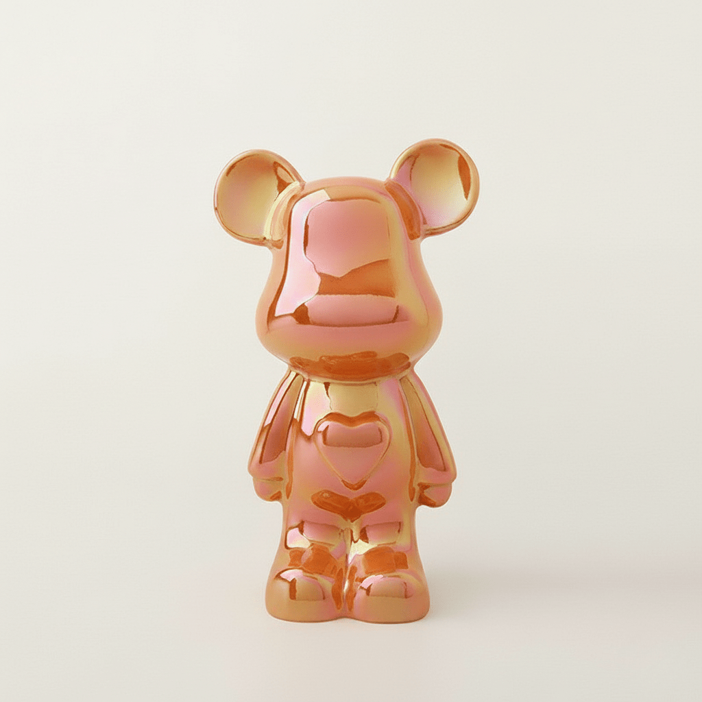 Novita Casa - Ceramic Heart Bear Figurine - Novita Casa