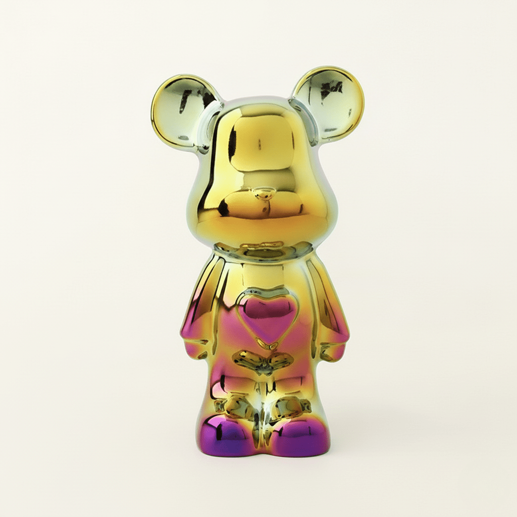 Novita Casa - Ceramic Heart Bear Figurine - Novita Casa