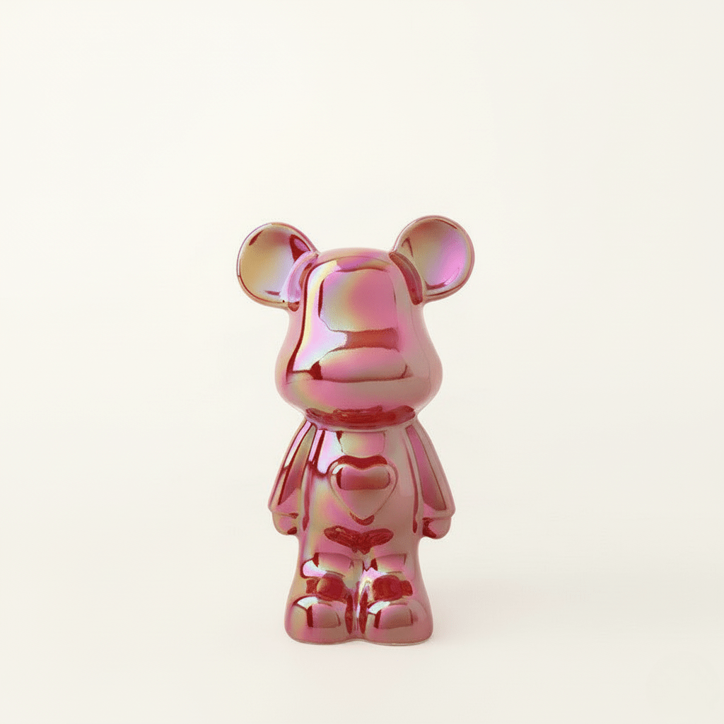 Novita Casa - Ceramic Heart Bear Figurine - Novita Casa
