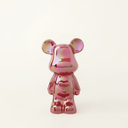 Novita Casa - Ceramic Heart Bear Figurine - Novita Casa