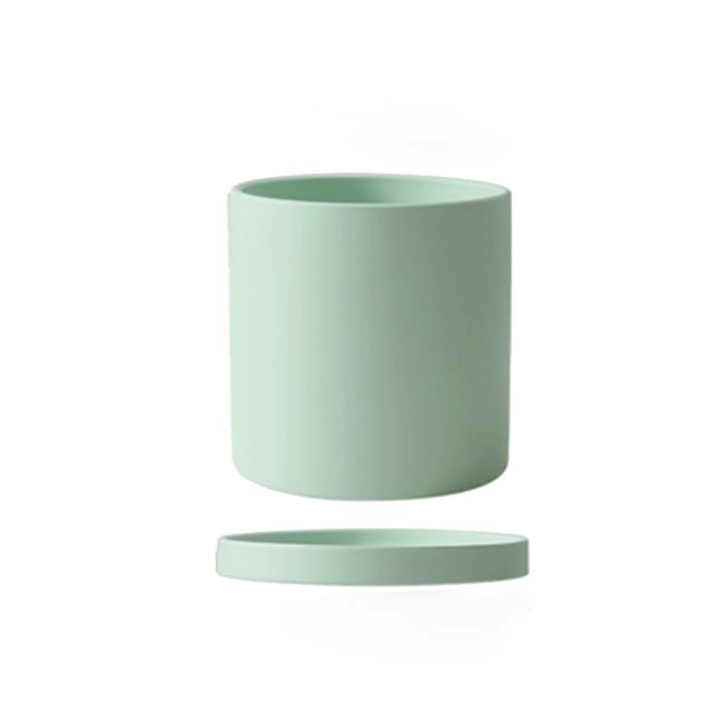 Novita Casa - Ceramic Planter with Saucer - Novita Casa