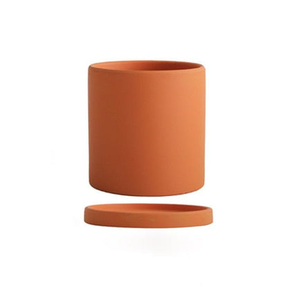 Novita Casa - Ceramic Planter with Saucer - Novita Casa
