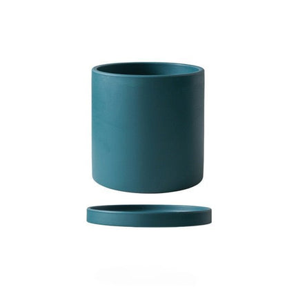 Novita Casa - Ceramic Planter with Saucer - Novita Casa