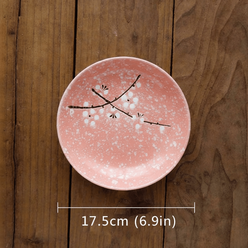 Novita Casa - Cherry Blossom Ceramic Plate - Novita Casa