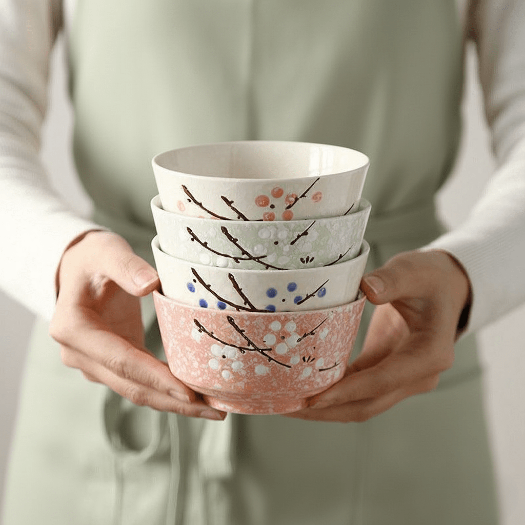 Novita Casa - Cherry Blossom Rice Bowl - Novita Casa