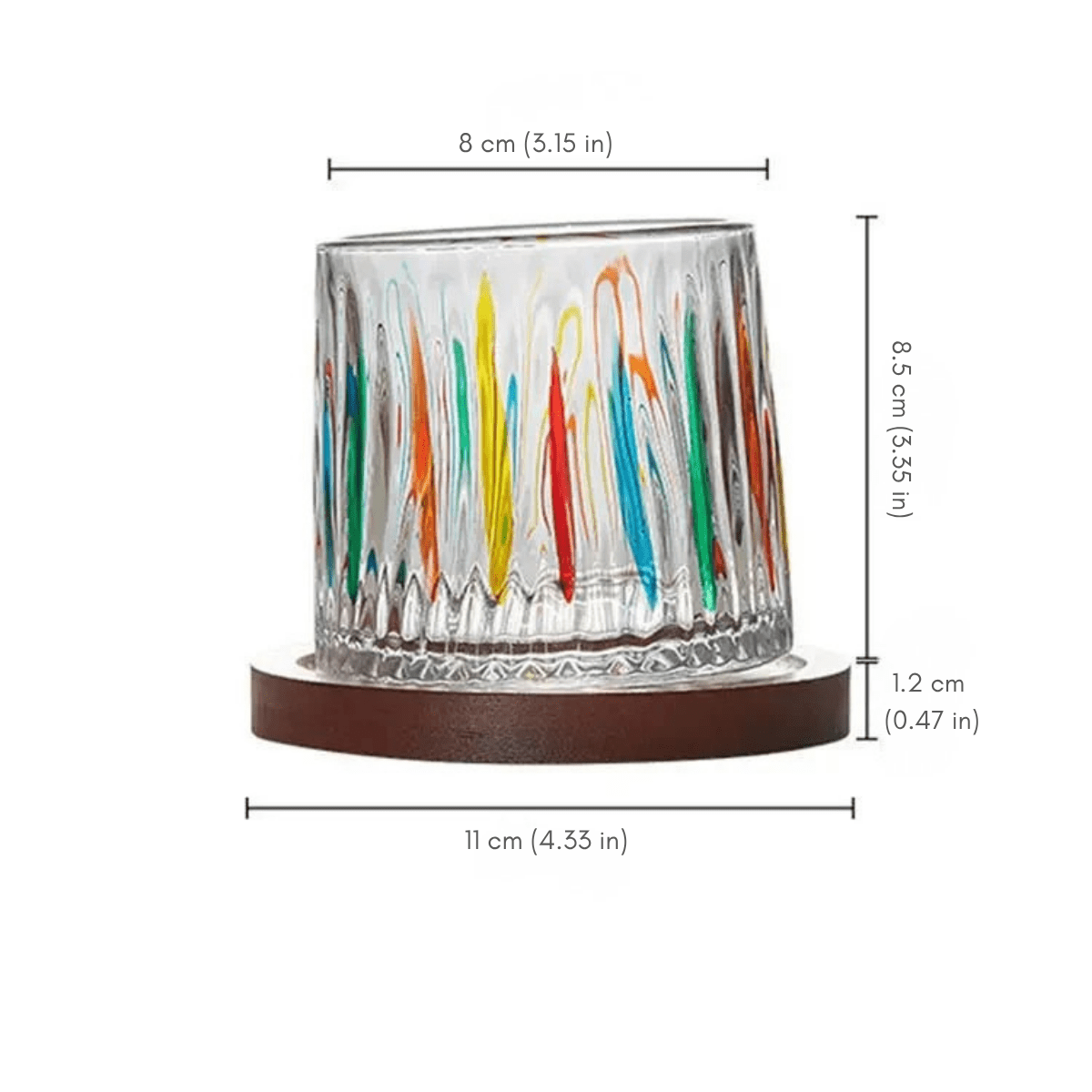 Novita Casa – Crystal Ivy Whisky Glasses - Novita Casa