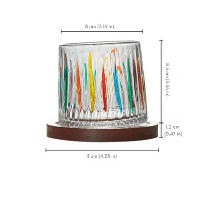 Novita Casa – Crystal Ivy Whisky Glasses - Novita Casa