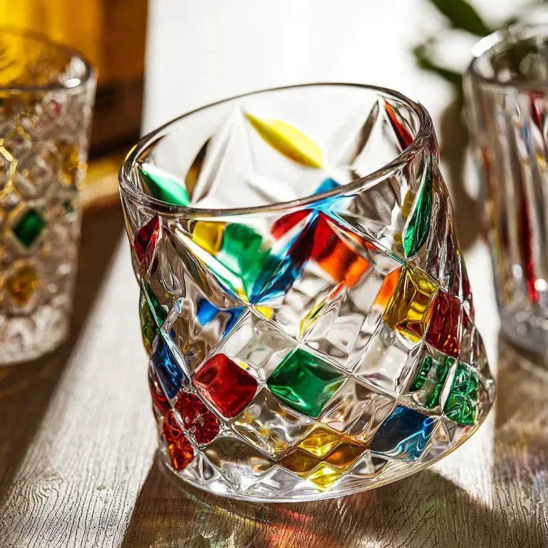 Novita Casa – Crystal Ivy Whisky Glasses - Novita Casa