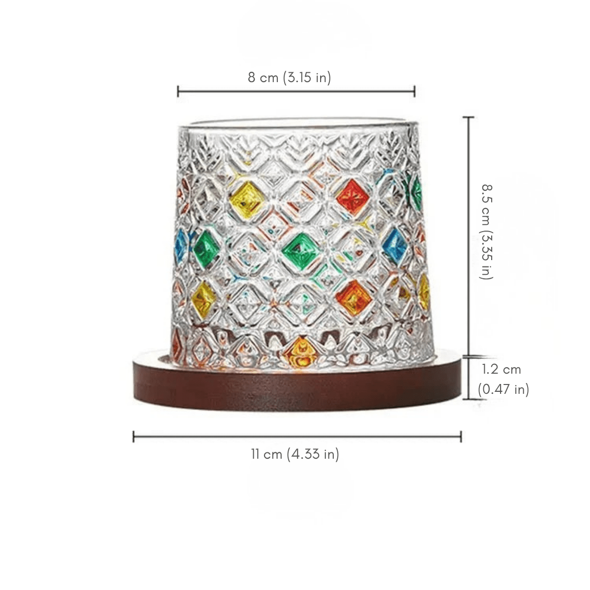 Novita Casa – Crystal Ivy Whisky Glasses - Novita Casa