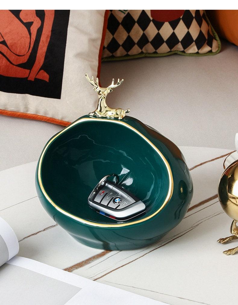 Novita Casa - Deer Design Trinket Dish Decor - Novita Casa