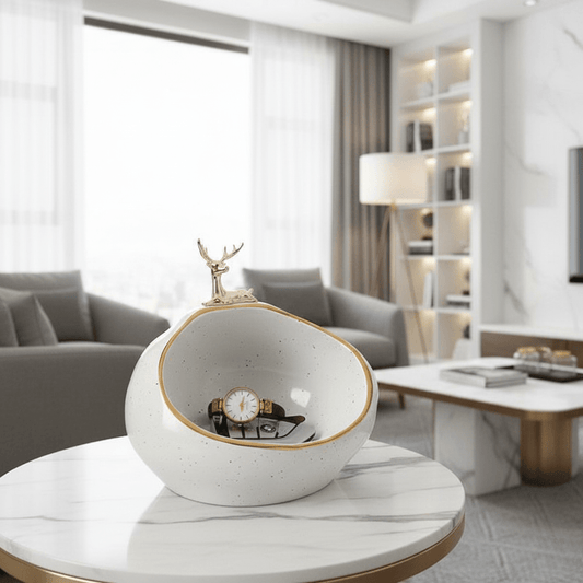 Novita Casa - Deer Design Trinket Dish Decor - Novita Casa