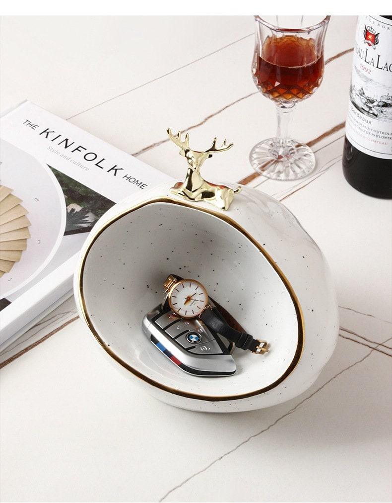 Novita Casa - Deer Design Trinket Dish Decor - Novita Casa