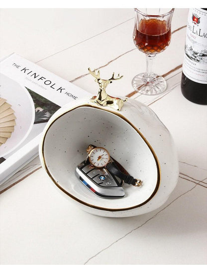Novita Casa - Deer Design Trinket Dish Decor - Novita Casa