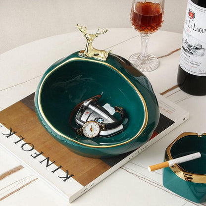 Novita Casa - Deer Design Trinket Dish Decor - Novita Casa