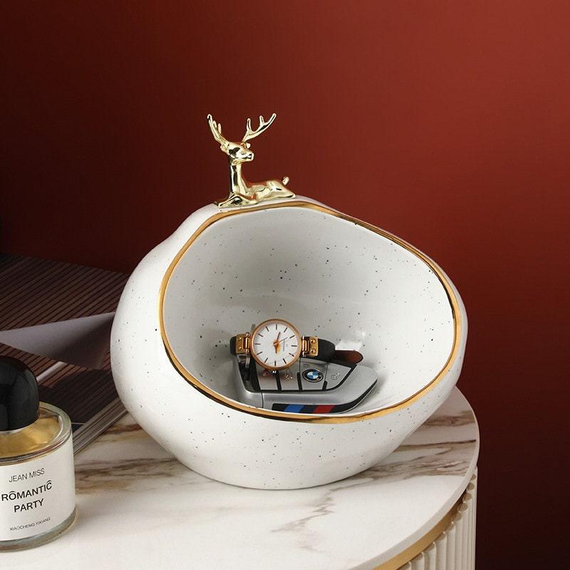 Novita Casa - Deer Design Trinket Dish Decor - Novita Casa