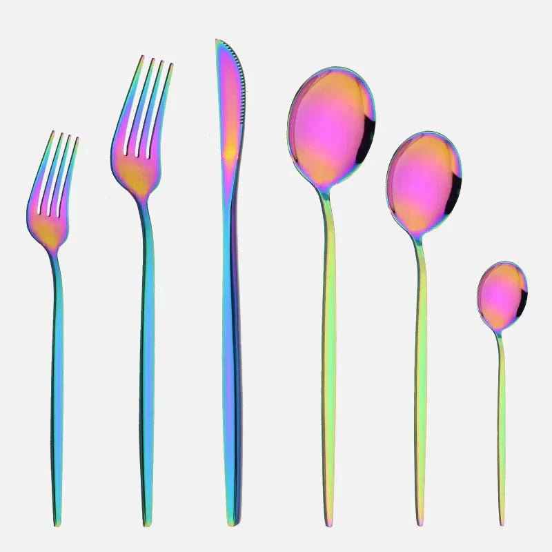 Novita Casa – Elegant 6 - Piece Cutlery Set in Sleek Stainless Steel for Effortless Dining Style - Novita Casa