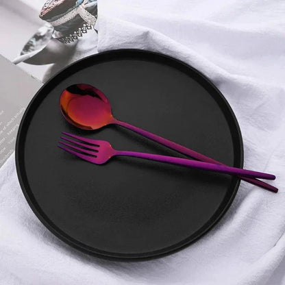 Novita Casa – Elegant 6 - Piece Cutlery Set in Sleek Stainless Steel for Effortless Dining Style - Novita Casa