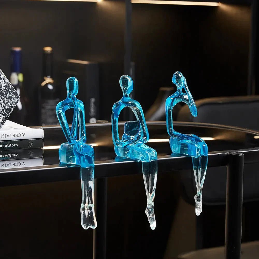 Novita Casa – Elegant Abstract Bookshelf Sculpture in Sleek Design for a Serene Ambiance - Novita Casa